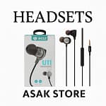 هدفون سیم‌دار U11 برند 2OZ با طراحی مغناطیسی و جک ۳.۵ میلی‌متری - ASAK STORE