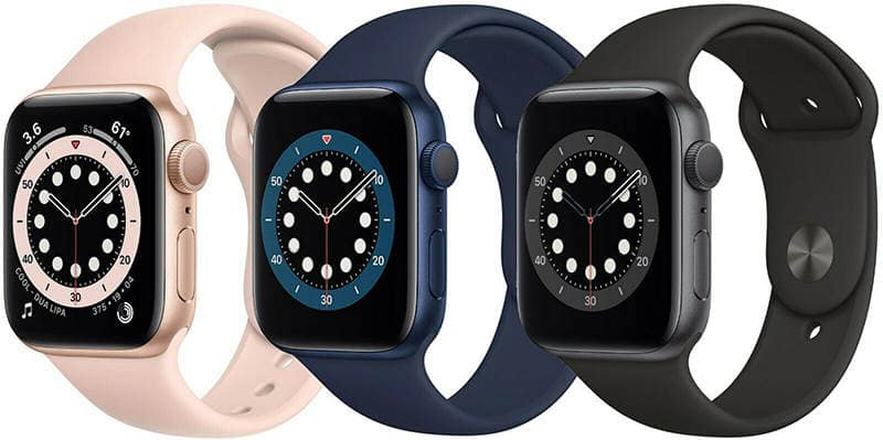 ساعت هوشمند اپل واچ سری 6 مدل 44mm Aluminum Case with Sport silicone Band